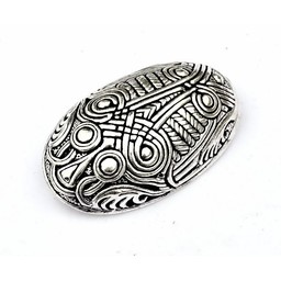 Turtle brooch Dorestad, silvered - Celtic Webmerchant