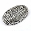 Turtle broche Dorestad, forsølvede - Celtic Webmerchant