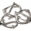 Roman Trompete Fibula, versilbert - Celtic Webmerchant