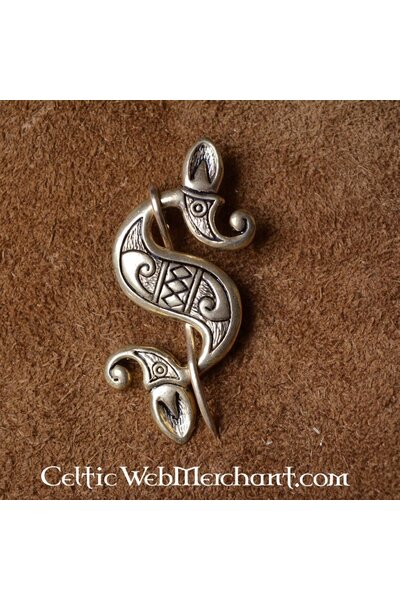 Celtic-romerske søhest fibula, forsølvede - Celtic Webmerchant