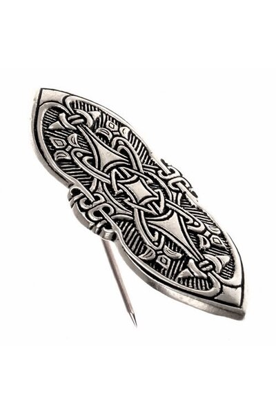 Birka Viking fibula, silvered - Celtic Webmerchant