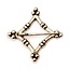 Spilla medievale Bamberga, argentata - Celtic Webmerchant