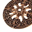 Viking disco perone stile Borre, color bronzo - Celtic Webmerchant