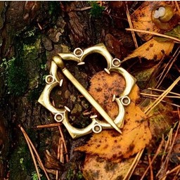 Large Gothic brooch, silvered - Celtic Webmerchant