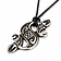 Celtic sea horse pendant, silvered - Celtic Webmerchant