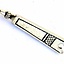 Medieval belt end (1350-1500), silvered - Celtic Webmerchant
