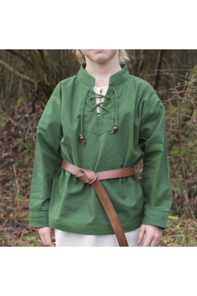Børn shirt pirat, grøn - Celtic Webmerchant