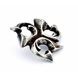 Roman trumpet belt fitting, silvered - Celtic Webmerchant