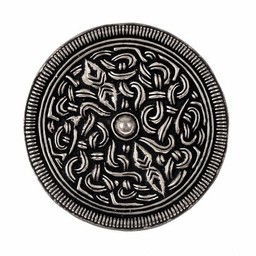 Sutton Hoo brooch, silvered - Celtic Webmerchant