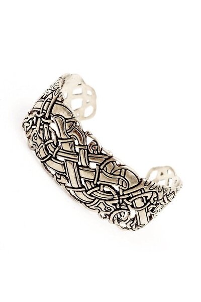 Celtic Armband mit dem alten irischen Motiven, versilbert - Celtic Webmerchant