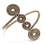 Bracelet celtique supérieure avec des spirales, argentait - Celtic Webmerchant