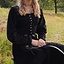 Samt Cotehardie Christina, schwarz - Celtic Webmerchant