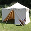 Middeleeuwse tent Herold 4 x 4 m, naturel - Celtic Webmerchant