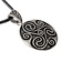 Amulet Celtic trisquelion, försilvrade - Celtic Webmerchant