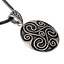 Amulet Celtic trisquelion, silvered - Celtic Webmerchant