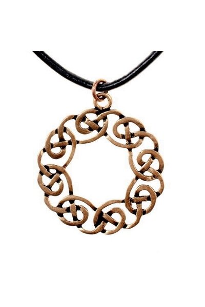 Amulett Celtic Kranz, Bronze - Celtic Webmerchant