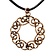 Amulet Celtic krans, brons - Celtic Webmerchant