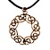 Amulet Celtic krans, bronze - Celtic Webmerchant