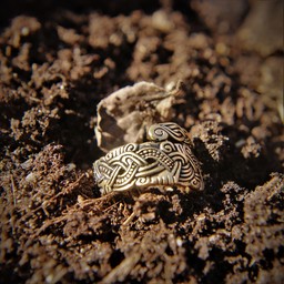 Anillo de Viking Isla de Man, bronce - Celtic Webmerchant