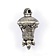 Germaanse berlock hanger, verzilverd - Celtic Webmerchant