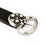 Alemanic belt, black, brass - Celtic Webmerchant