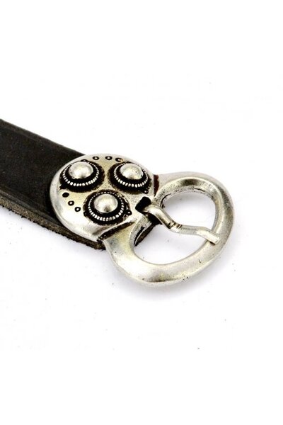 cinturón alemánica, marrón, plateado - Celtic Webmerchant