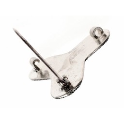 Viking broche Tranby, forsølvede - Celtic Webmerchant