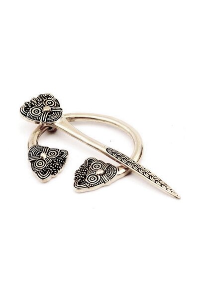 10. Jahrhundert Viking Fibula Høm, versilbert - Celtic Webmerchant