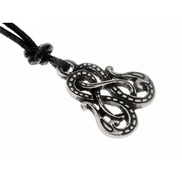 Viking amulett Midgard ormen, försilvrade - Celtic Webmerchant