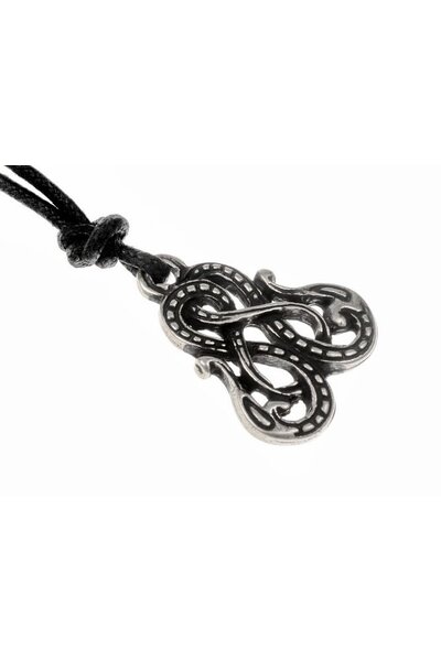 Viking amuleto Midgard serpiente, plateado - Celtic Webmerchant
