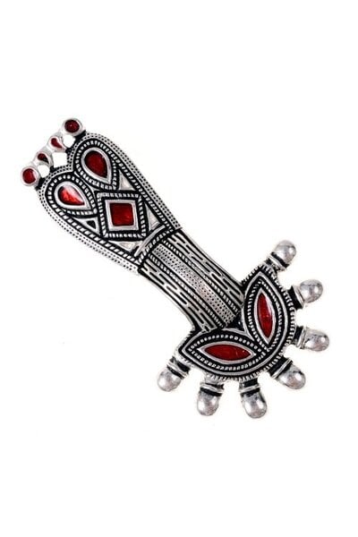 Saxon bow fibula Kent, silvered - Celtic Webmerchant