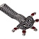 Merowinger Bogen Fibula, versilbert - Celtic Webmerchant