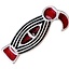 Alemannic bird fibula, silvered - Celtic Webmerchant