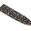 Viking belt end Borre, silvered - Celtic Webmerchant