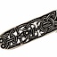 Birka belt, black, silvered - Celtic Webmerchant