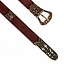 Birka luxe de ceinture, brun, argenté - Celtic Webmerchant