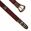 Birkariem deluxe, bruin, verzilverd - Celtic Webmerchant