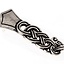 Rusvik belt fitting, silvered - Celtic Webmerchant