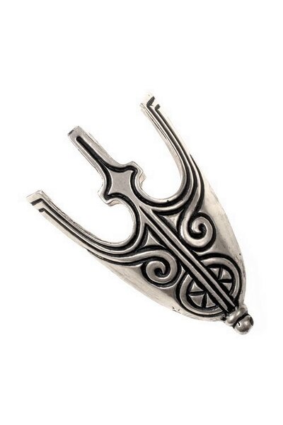 Chape för Viking svärd skidan, Varbola, försilvrade - Celtic Webmerchant