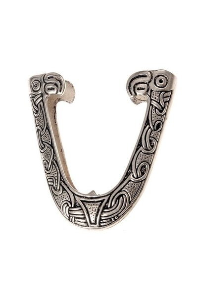 Chape för Viking svärd skidan, Haithabu, försilvrade - Celtic Webmerchant