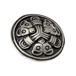 Viking cintura sagomata Borre set di 5 pezzi, argentato - Celtic Webmerchant