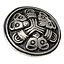 Vikingriembeslag Borre set van 5 stuks, verzilverd - Celtic Webmerchant