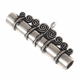 Viking belt fitting Borre set of 5 pieces, silvered - Celtic Webmerchant