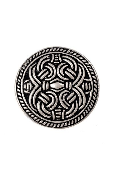 Birka Vikingring Borrestijl, verzilverd - Celtic Webmerchant