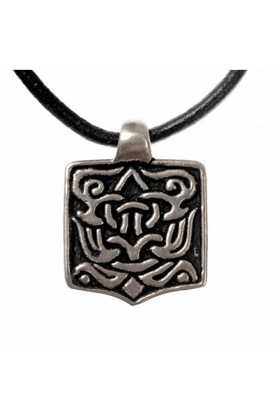 Arabic Viking jewel, silvered - Celtic Webmerchant