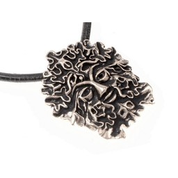 L'amulette Green Man, argentait - Celtic Webmerchant