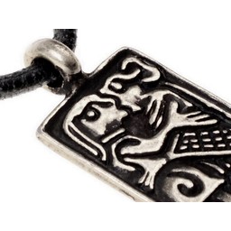 6: e århundradet kärlek amulett, försilvrade - Celtic Webmerchant