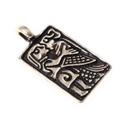 6: e århundradet kärlek amulett, försilvrade - Celtic Webmerchant