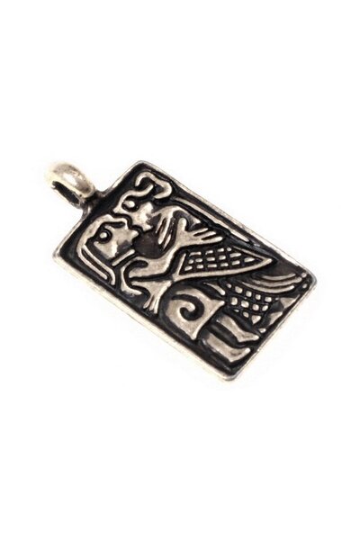 6. Jahrhundert Liebe Amulett, versilbert - Celtic Webmerchant