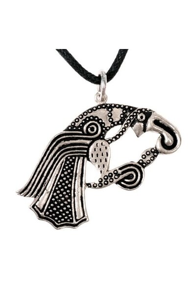 Germanska korp amulett, försilvrade - Celtic Webmerchant